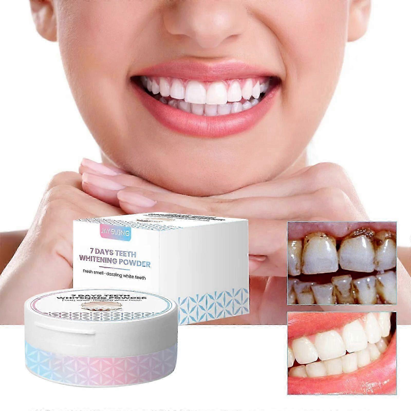 7-Day Teeth Whitening Powder with Peppermint