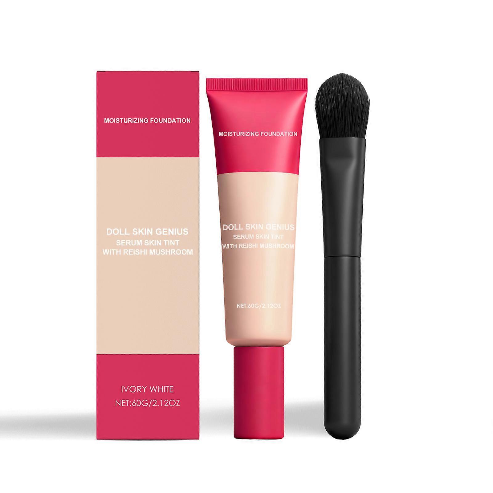 Ivory White Moisturizing Foundation Cream Is Carefully Formulated With Polydimethylsiloxane And Titanium Dioxide