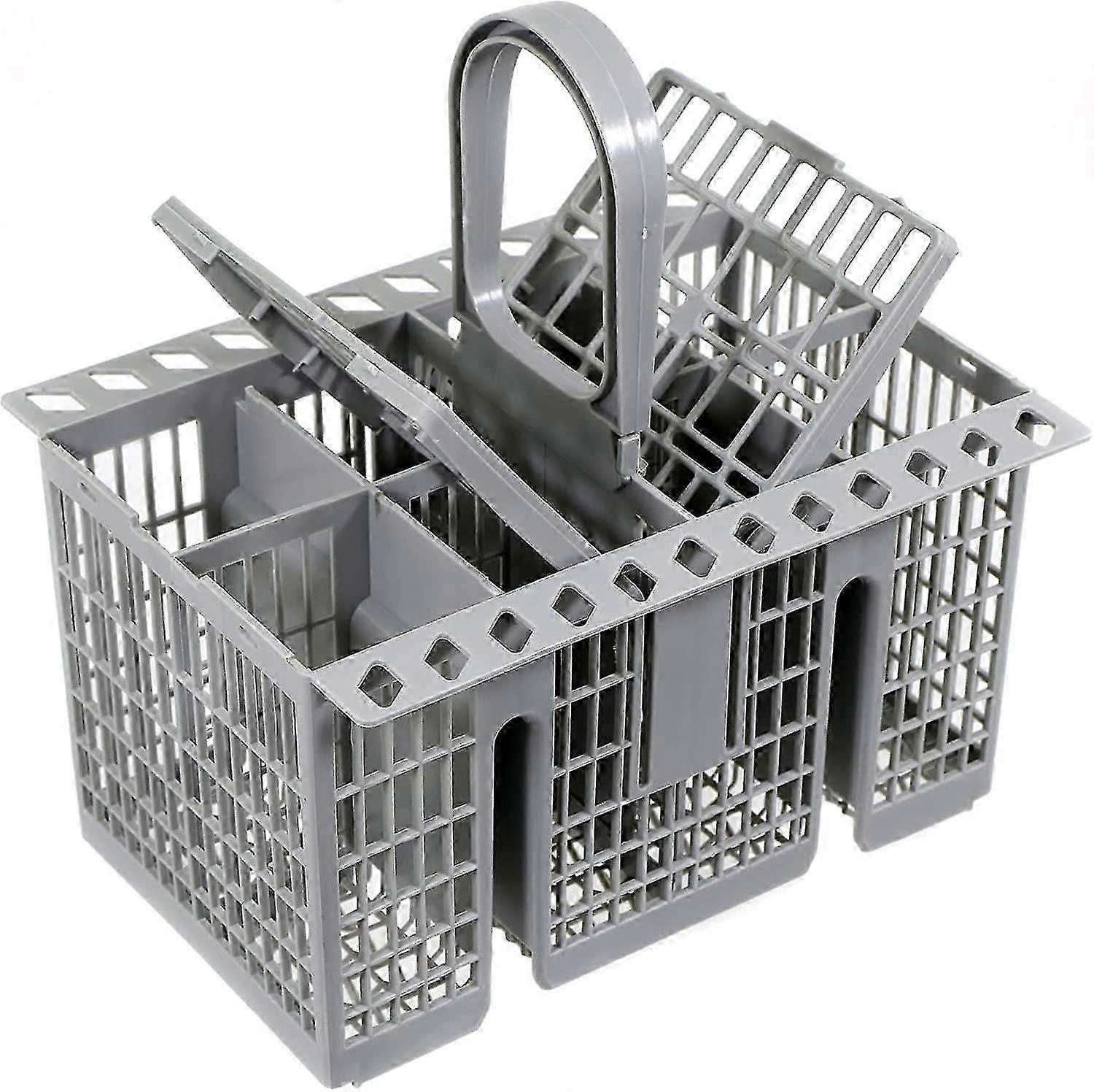 Ergonomic Dishwasher Basket - Removable Handle for Efficient Storage