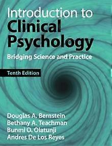 Introduction To Clinical Psychology by Andres University of Maryland De Los Reyes Paperback