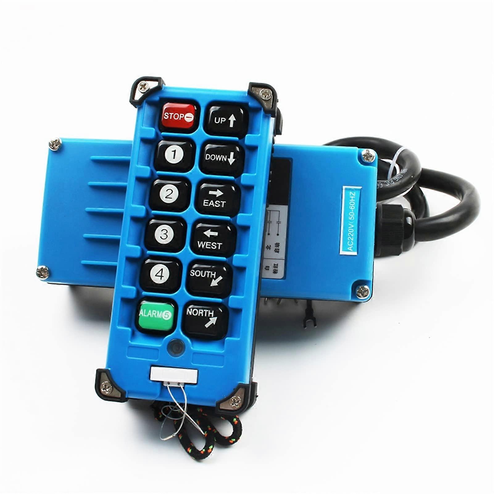 Industrial Remote Controller 10Channel Switches Direction Button Crane And Truck Radio AC 380V UHF 868MHz