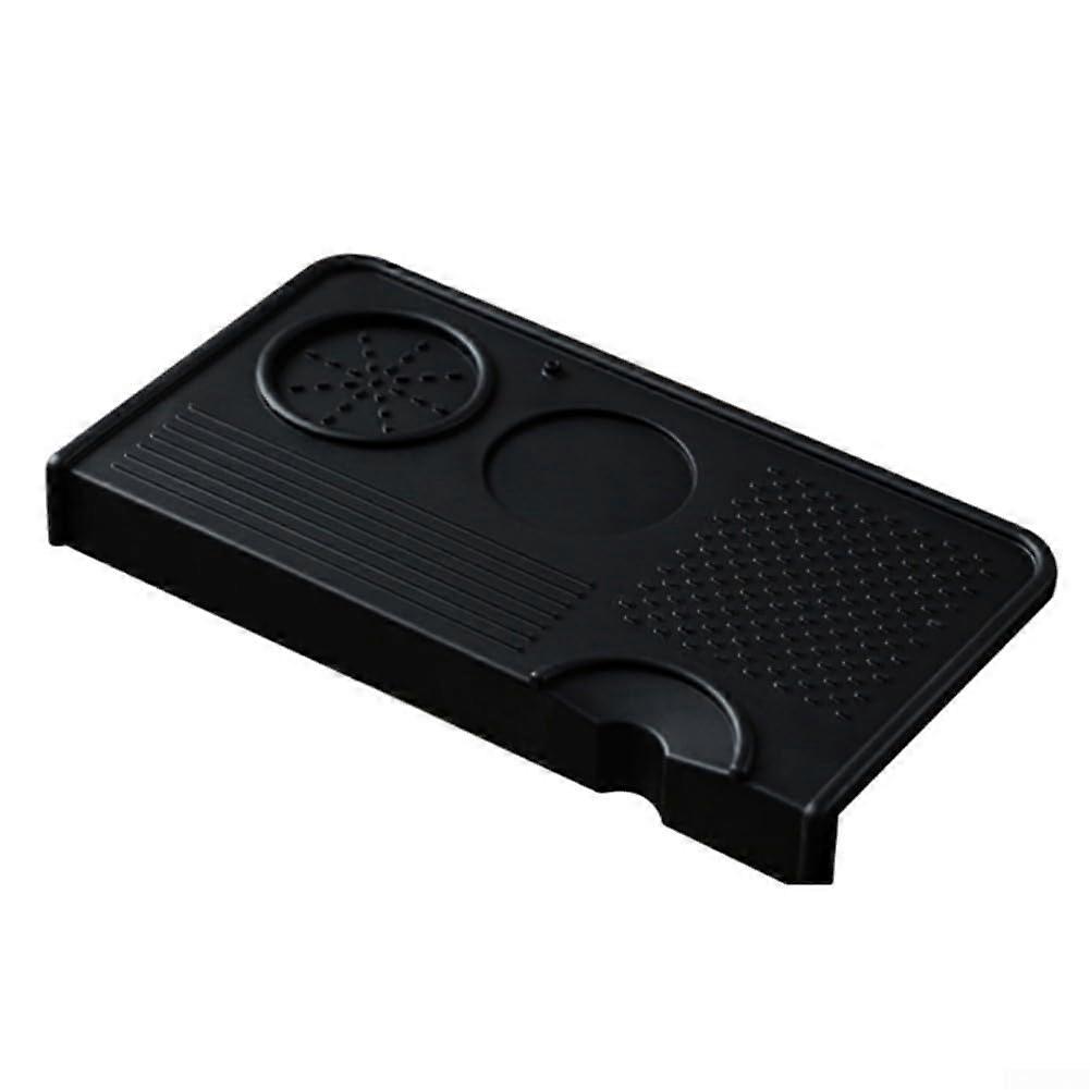 Hand Pour Coffee Tamper With SlipResistant Design And Adjustable Coffee Grounds Distributor For Even Tamping Black