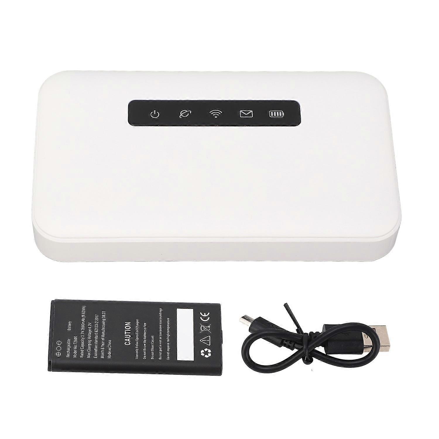 4G LTE Mobile Wifi Hotspot with SIM Card Slot RJ45 WAN LAN 300Mbps Support 8 Users Modem for Travel 