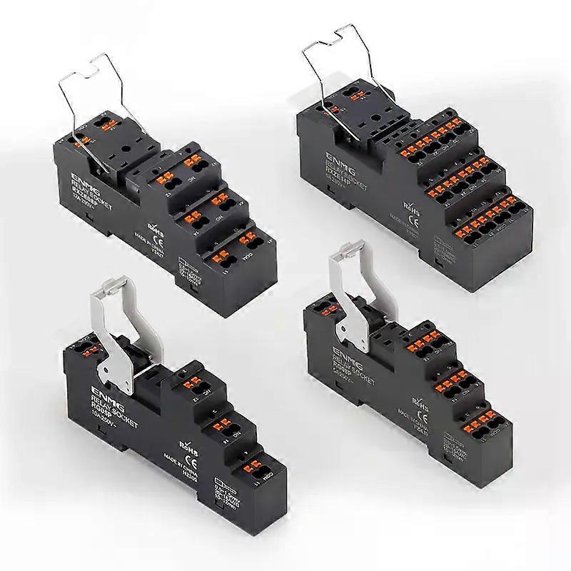 ENMG Relay Base RG05P 5-Pin RG08P 8-Pin RXZE08P 8-Pin RXZE14P 14-Pin Socket for Industrial Relay Connection High-Quality Relay