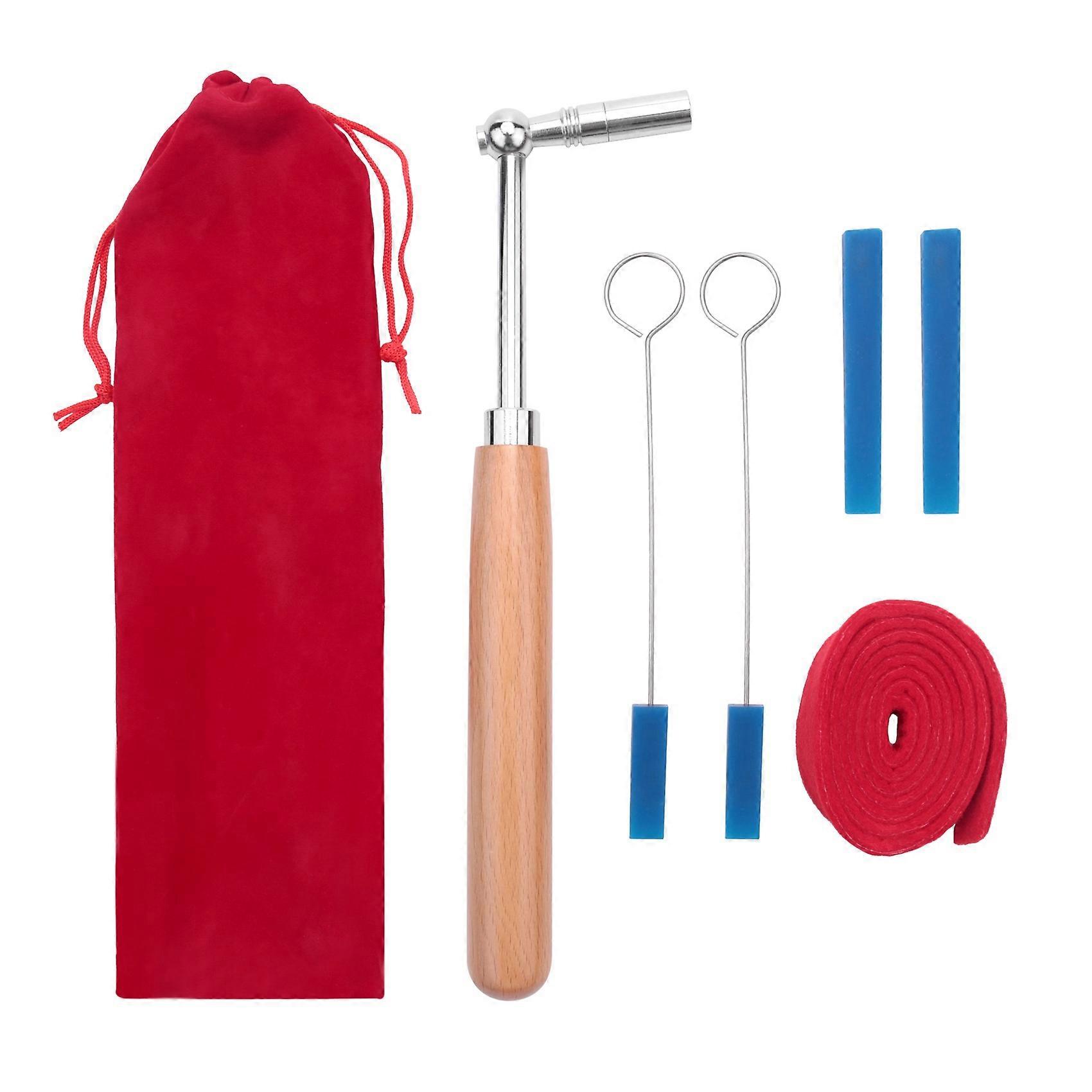 Professional Portable Lever Jujube Piano Tuning Tuner Mute And Case Piano Tuning Lever Tools Kit Mut