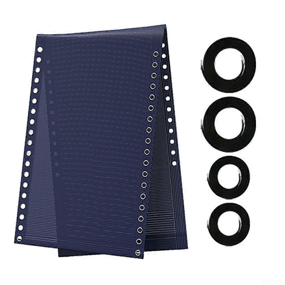 Replacement Fabric for Gravity Recliner Chair 160x48 Cm Rope Straps Compatible with AntiGravity Lounge Chairs Blue