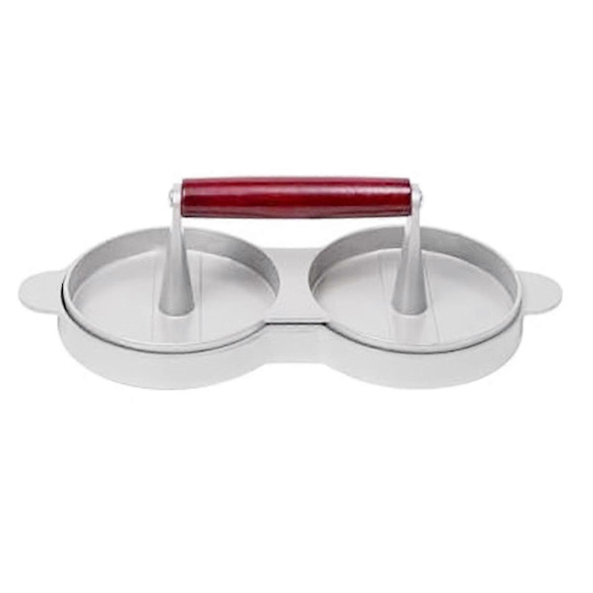 Double Hamburger Press,aluminium Alloy Burger Patty Maker With Handle