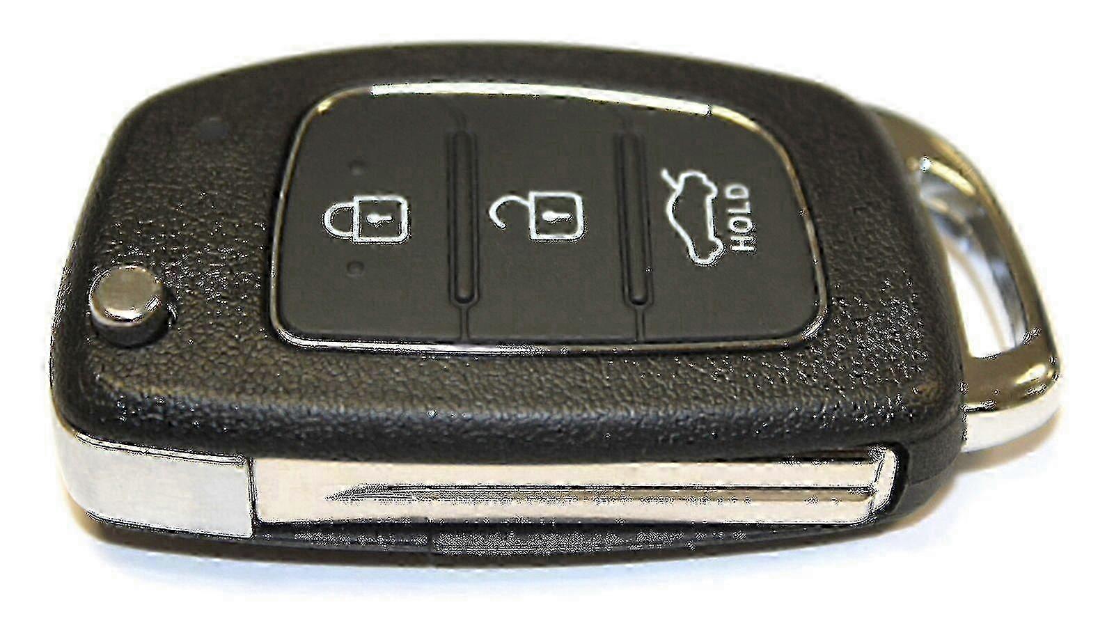 Hyundai 3 Button Flip Key Case for i10 i20 i40 IX35 Santa Fe Remote Key Fob