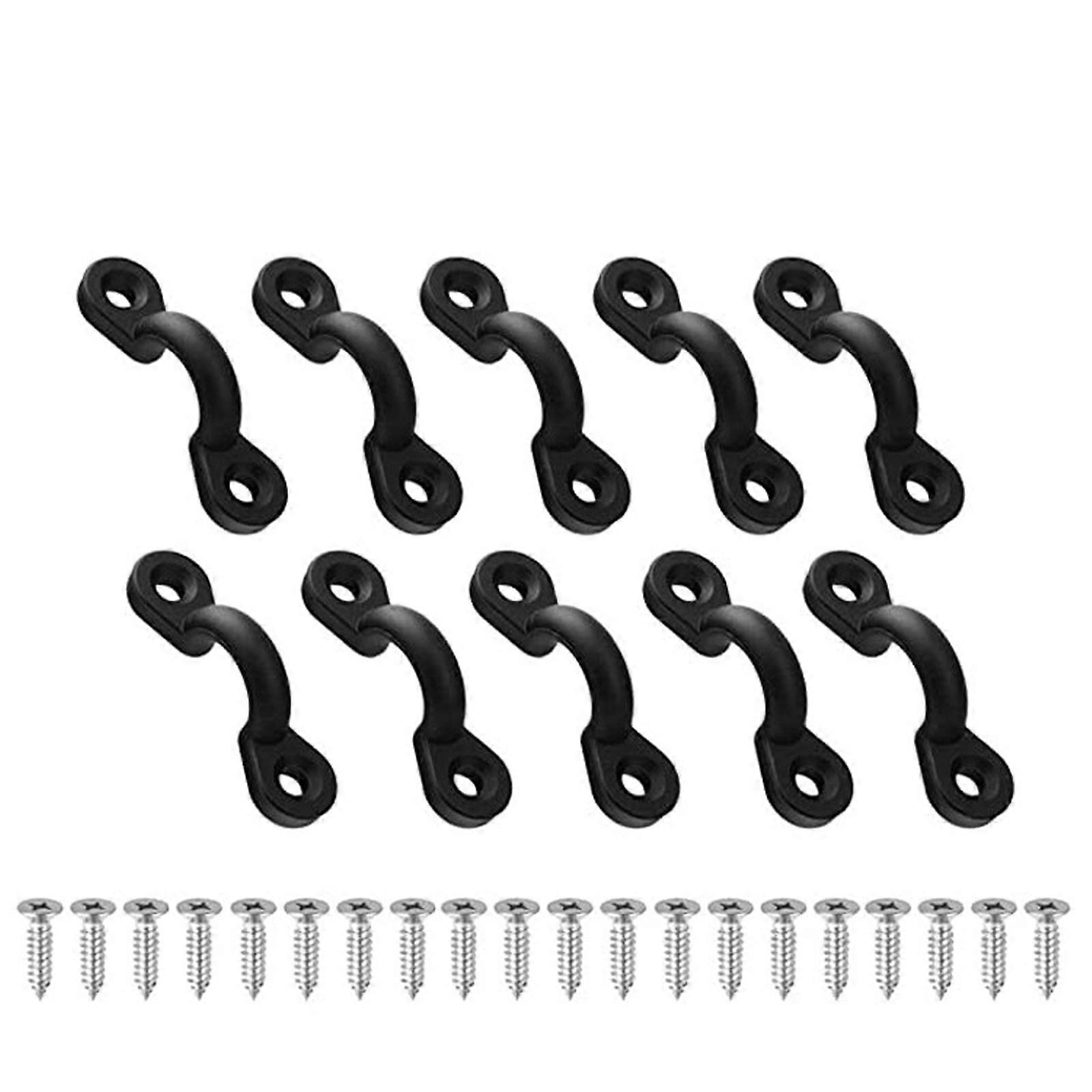 Saltwater Resistant Clamps For Securing Paddles Net On Kayaks Deck With Reinforced Nylons Construction Multicolor