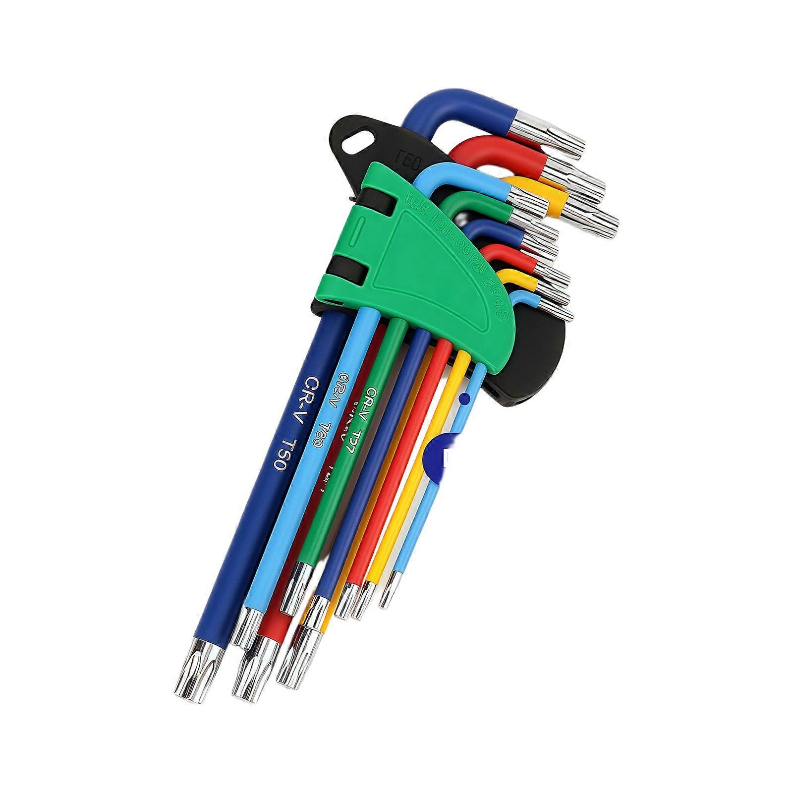 Alloy Steel Hexagonal Key Wrenches Spanner Compact Corner Design Professional Hand Tool Multiple Size Set For Mechanics  Medium length