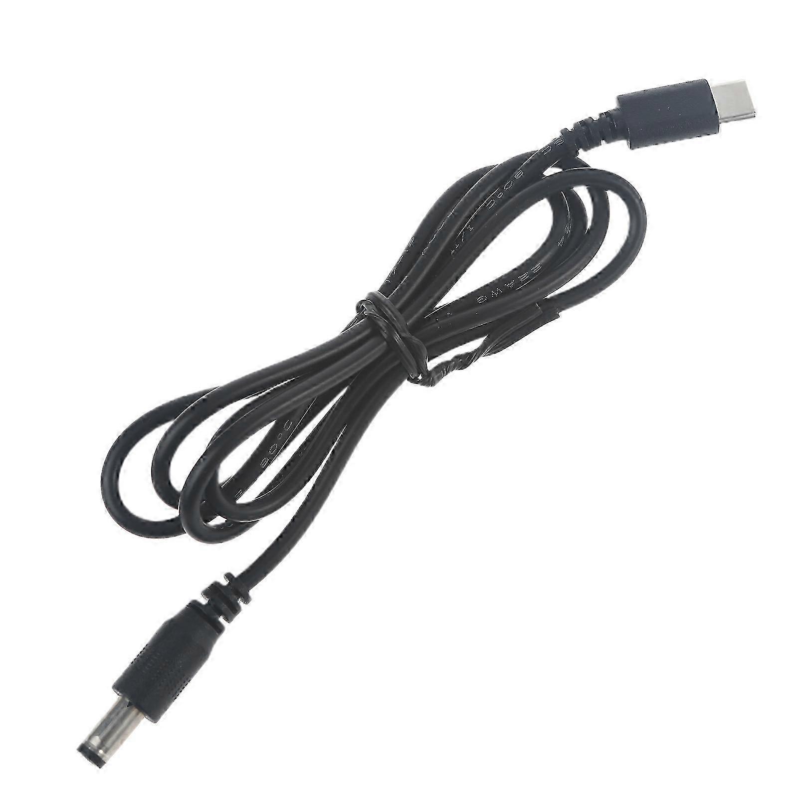 98cm Length USB C/Type-C PD to 12V 5.5x2.1mm Power Cable Converter Cord for LED Light Laptop Type-C Trigger