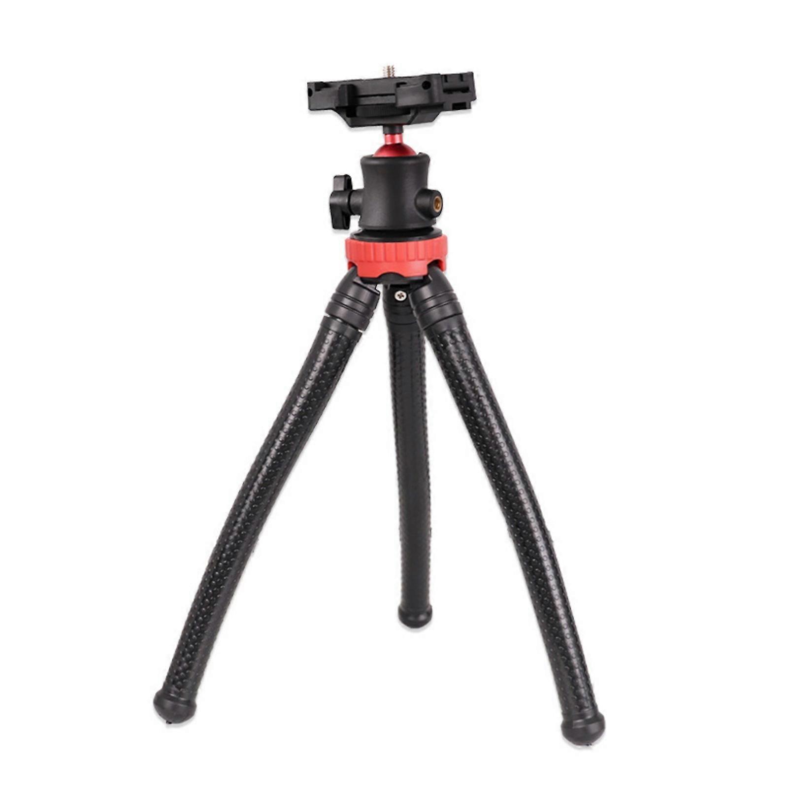 Angle Camera Rack Telescopic Rubber Legs Cold Shoe Compatibility Portable Design Smartphone DSLR Video Support Multicolor