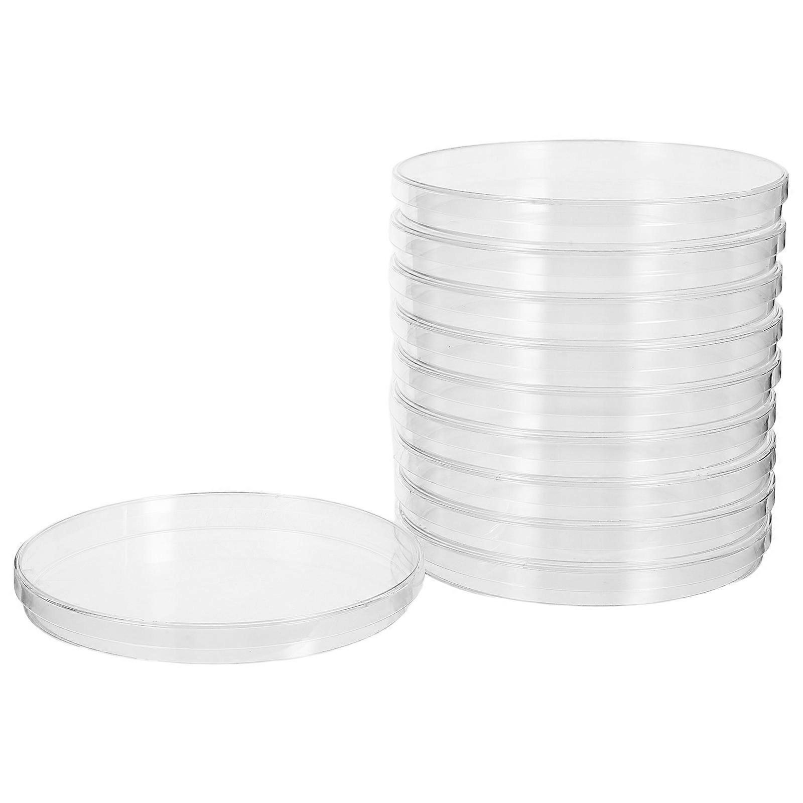 Plastic Petri Plate for Lab Science Experiments 10Pcs with Lid Assorted Color