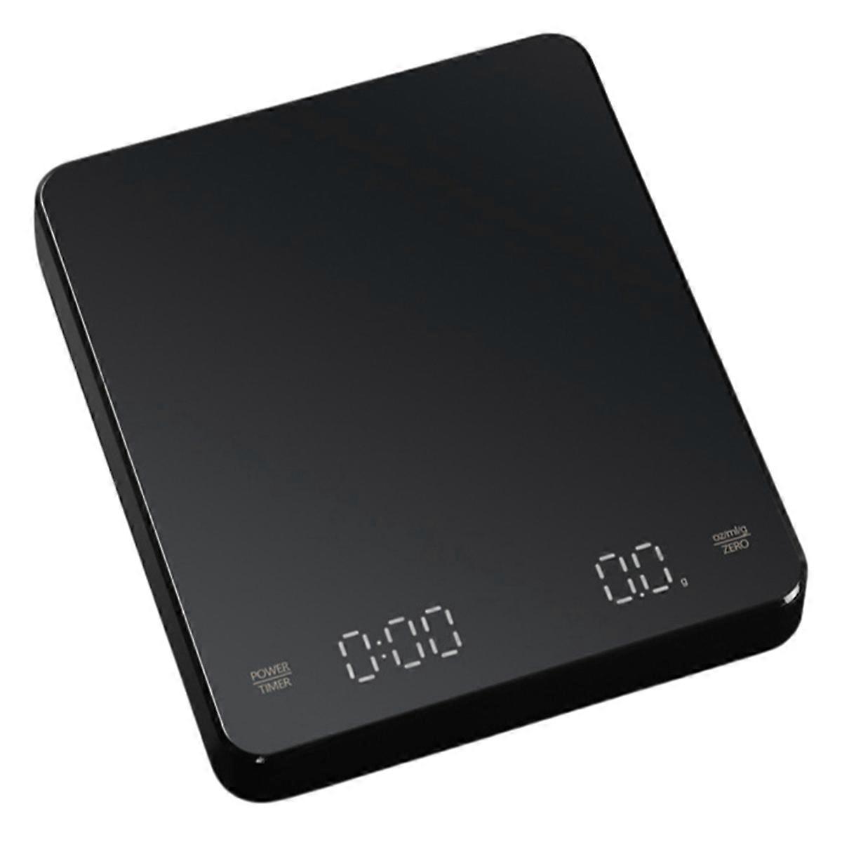 Pour-over Coffee Scale, Cross-Border Timer, Accurate Kitchen Electronic Scale, Rechargeable, Smart Digital Display