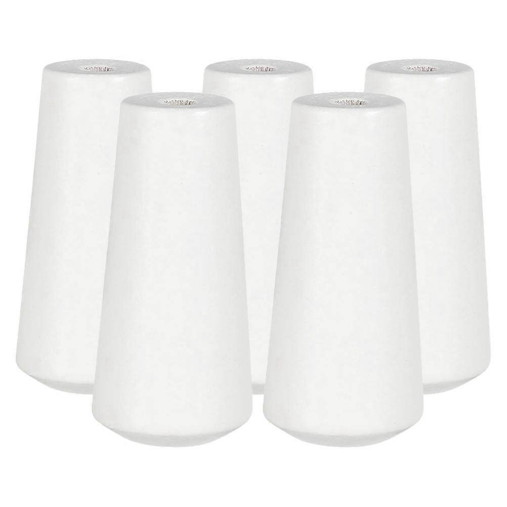 Pull Cord End White For Indoor Decoration 5Pcs