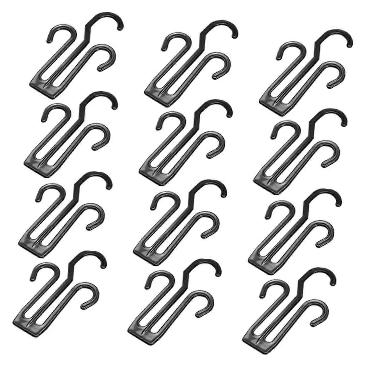 12Pcs Shoe Hanging Hooks for Closet Organization and Drying Racks Space Saving Storage