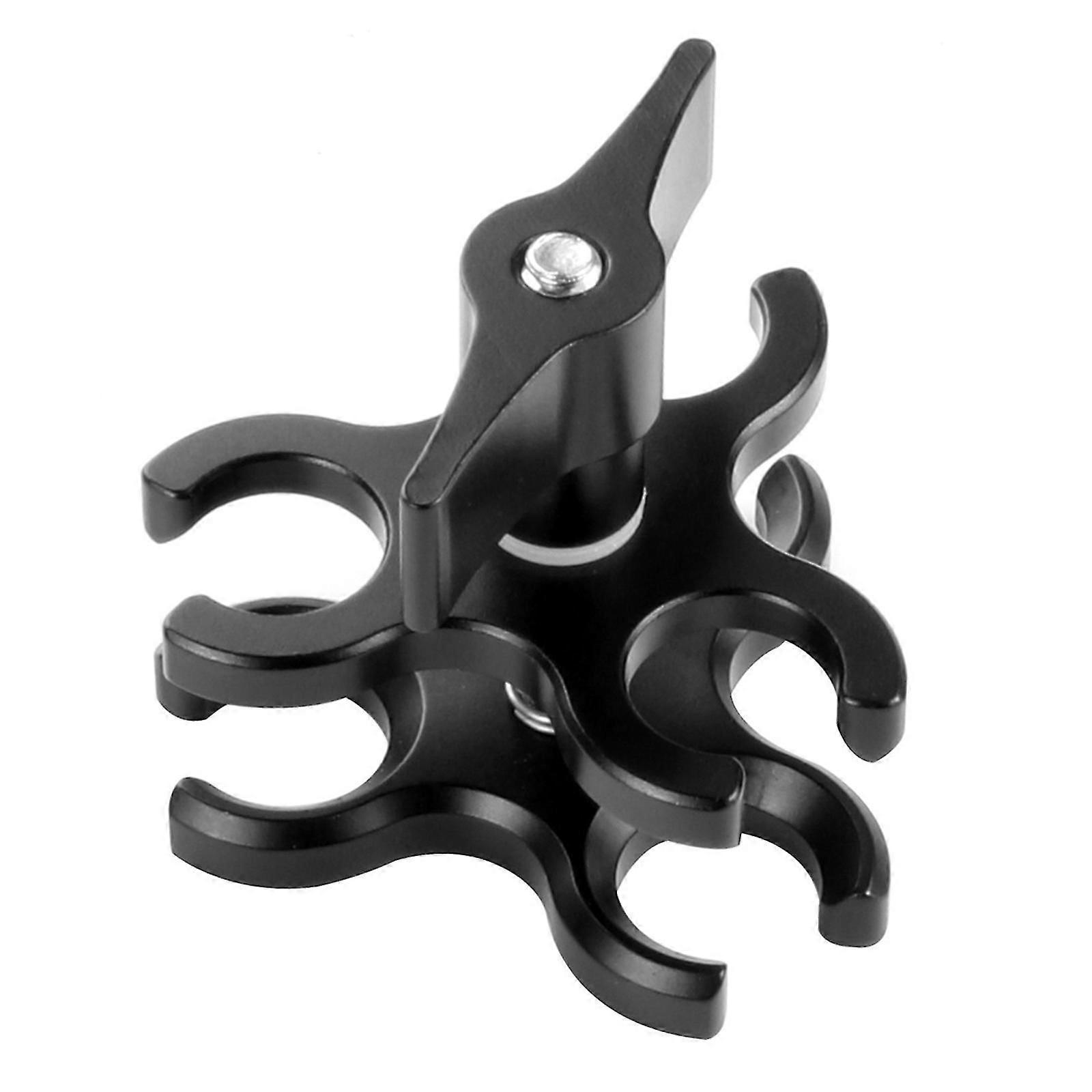 3 穴ボールヘッドクランプ水中アームダイビングブラケット、写真用トーチ用