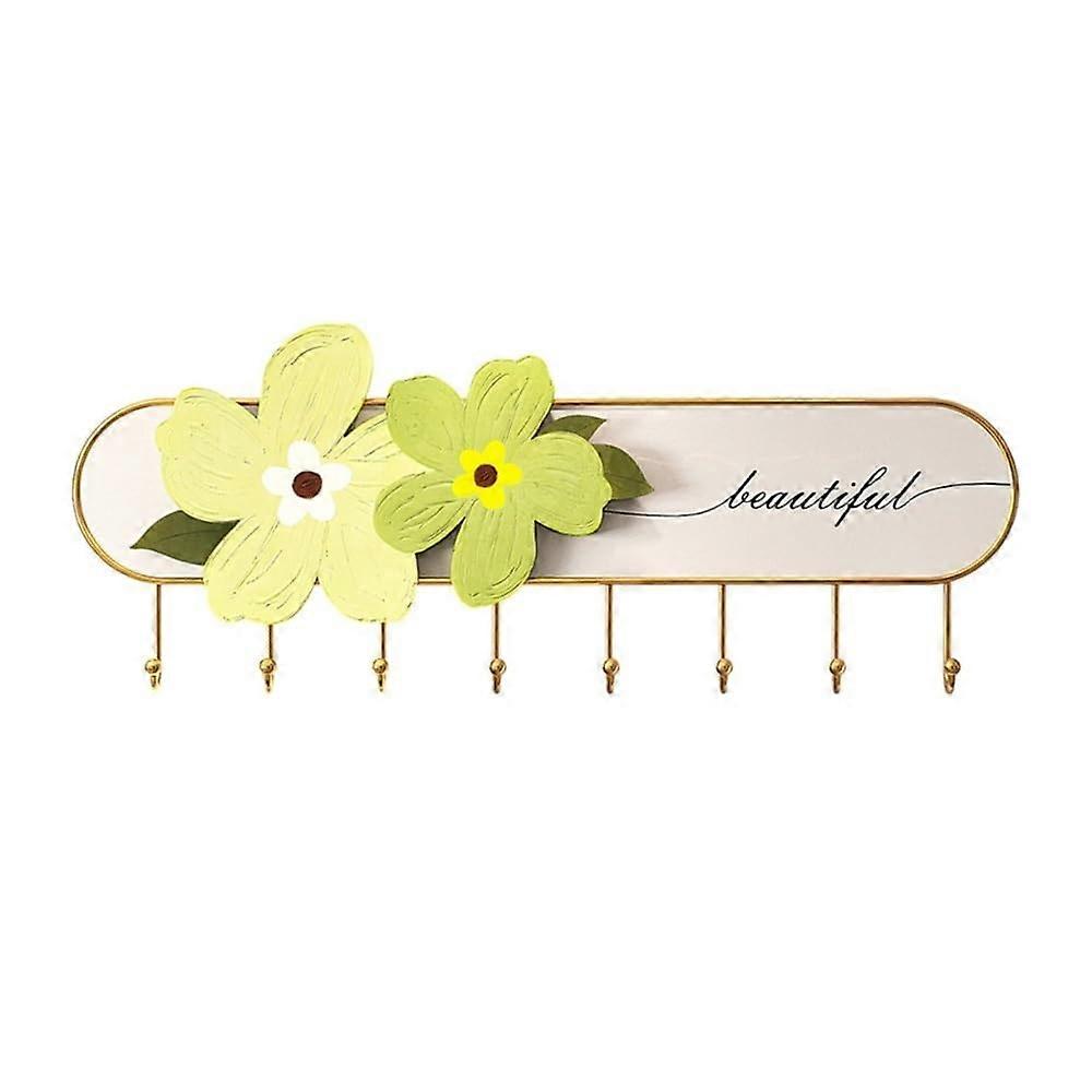 Coat Rack with Modern Crystal Porcelain Hooks for Wall Mounted Paintings and Coats Decor