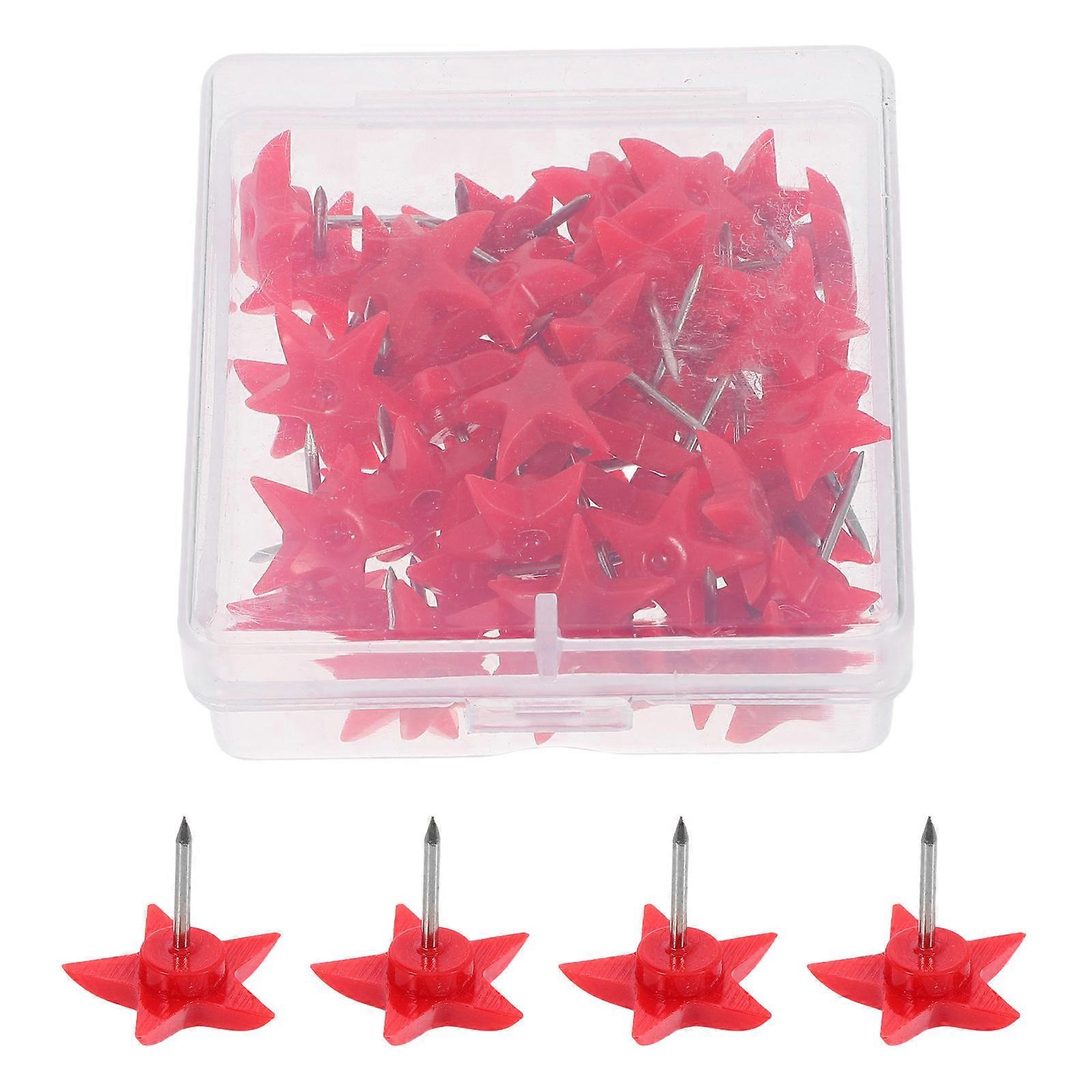 Push Pins for Office Use on Cork Board 50Pcs Set