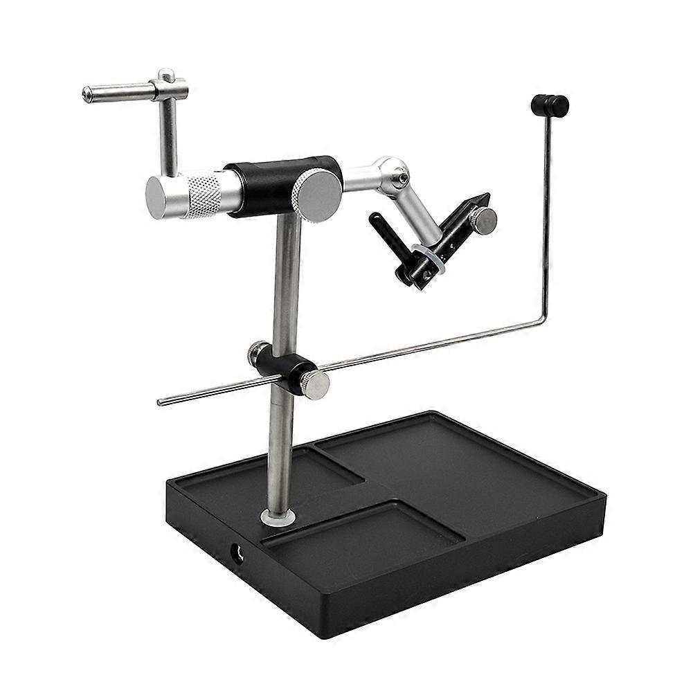 Fly Tying Set Vise and Pedestal 360° Rotation Fly Making Tool Fishing Fly Tieing Tools Adjustable Device Hook Tie Table