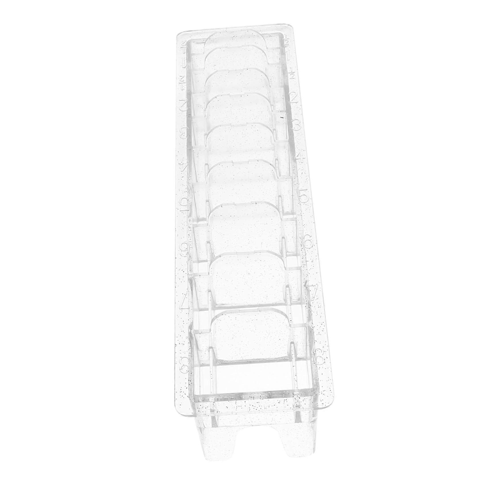 10 Grid Hair Clipper Guard Organizer Box for Quick Selection and Durable Salon Storage