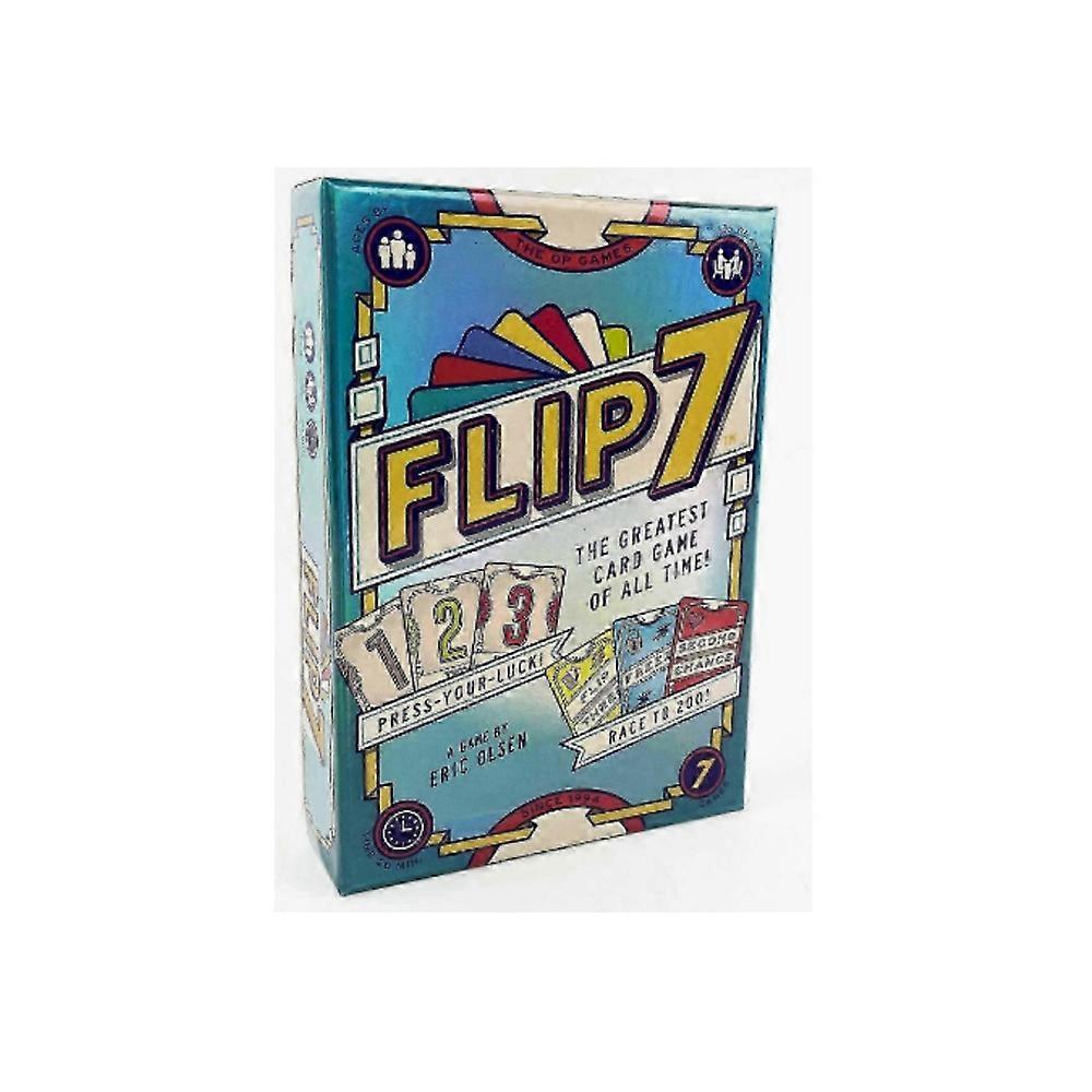 Flip 7 Board Game Card Game Entertaining Strategic Table Game For Family and Friends