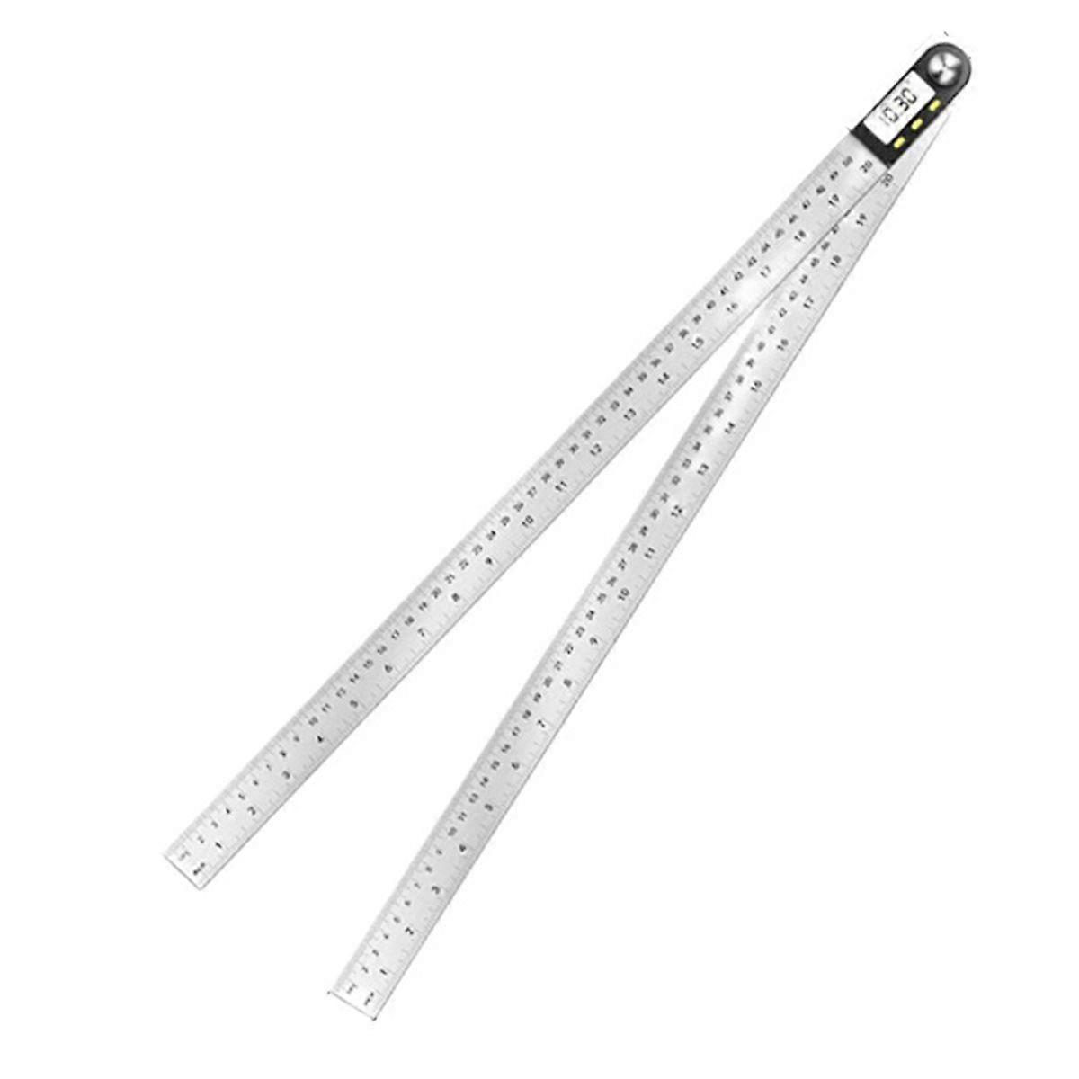 500mm 20Inch Digital Ruler Stainless Electronic Angle Meter Goniometer Digital Angle Finder Level M