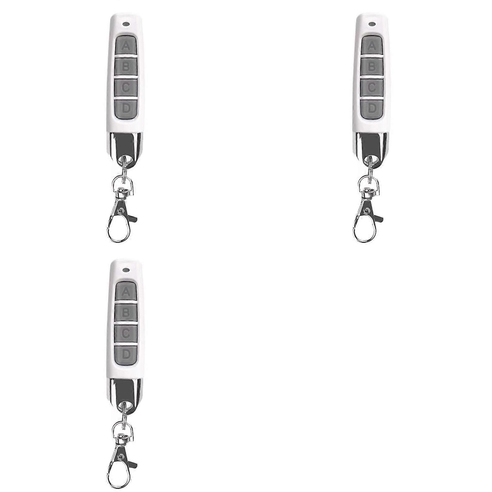 3X 433MHz RF Remote Control Compact Wireless Duplicator for Garage Doors Gates Systems Universal B