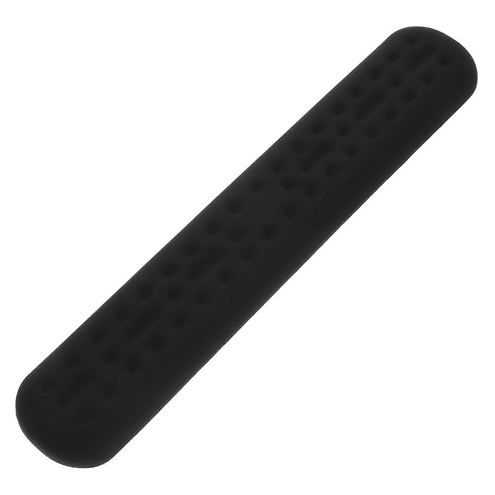 Laptop Wrist Rest Ergonomic Keyboard Pad Wrist Support For Gaming Typing Sessions Black Foam 1Pcs