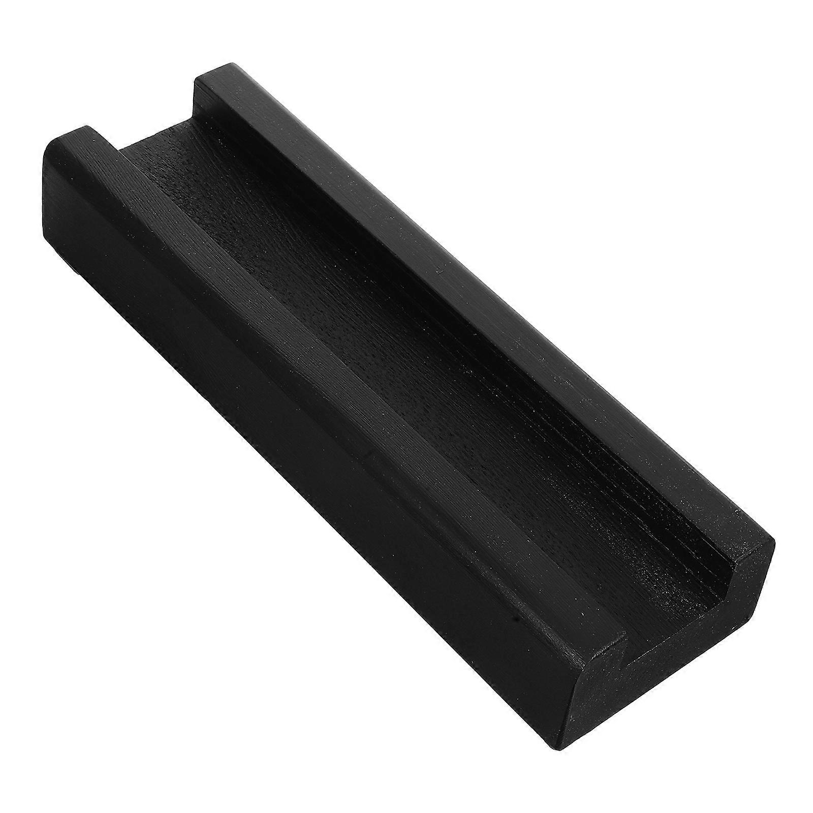 Black Mirror Stand Wooden Base for Display Solid Wood Floor Stand