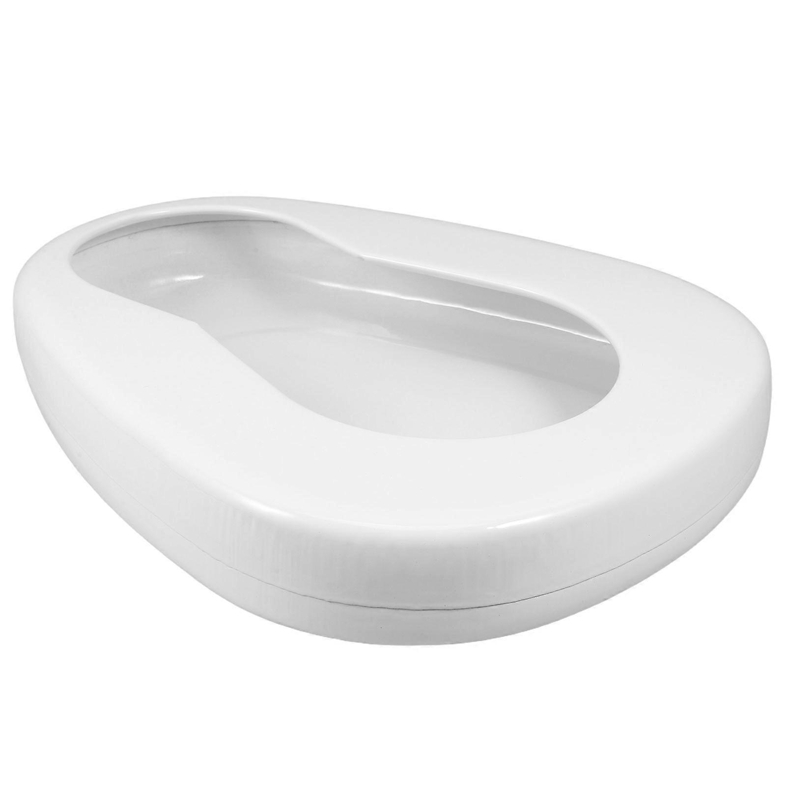 Portable Bedpans Enamel Bed Pan for Nursing Use Easy Clean Material