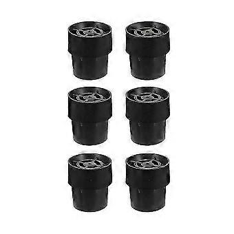 6 Pcs Replacement Mini Trampoline Leg Cap Tips Trampoline Accessories: Chair Leg Caps Replacement Trampoline Parts, Rubber Cap Tips Floor Pads For