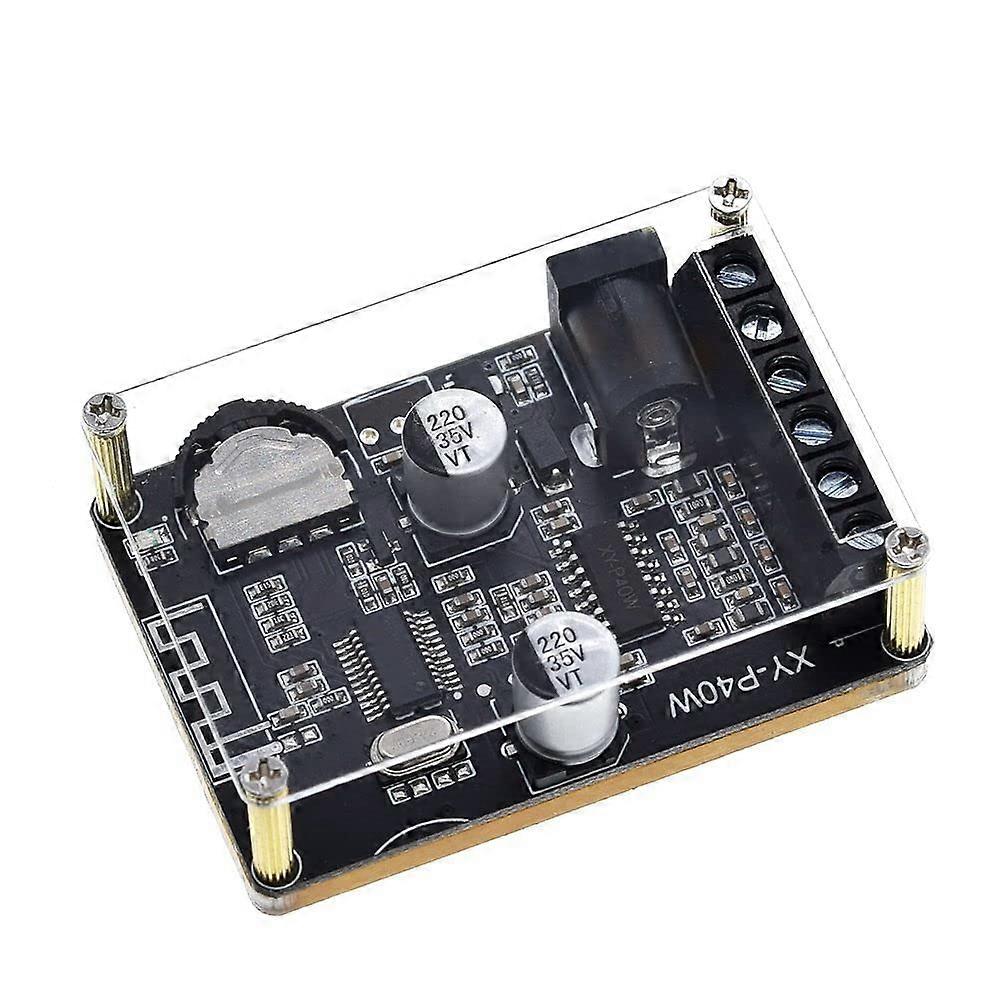 Bluetooth 5.0 Amplifier Board 20W 30W 40W Dual Channel Stereo Module With Remote Acrylic Case DIY