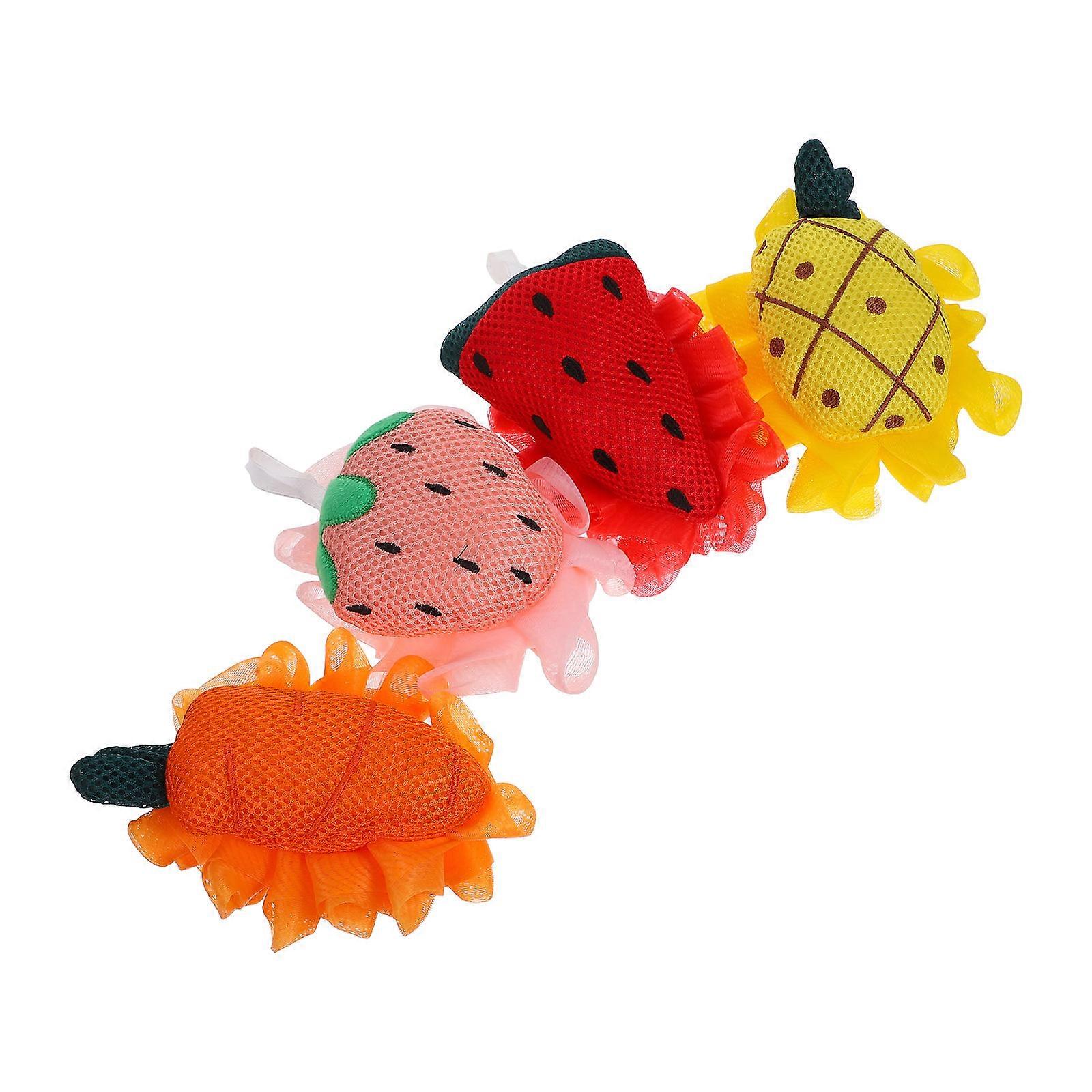 Bath Scrubber for Body Exfoliating Shower Loofah 20Pcs Colored Set