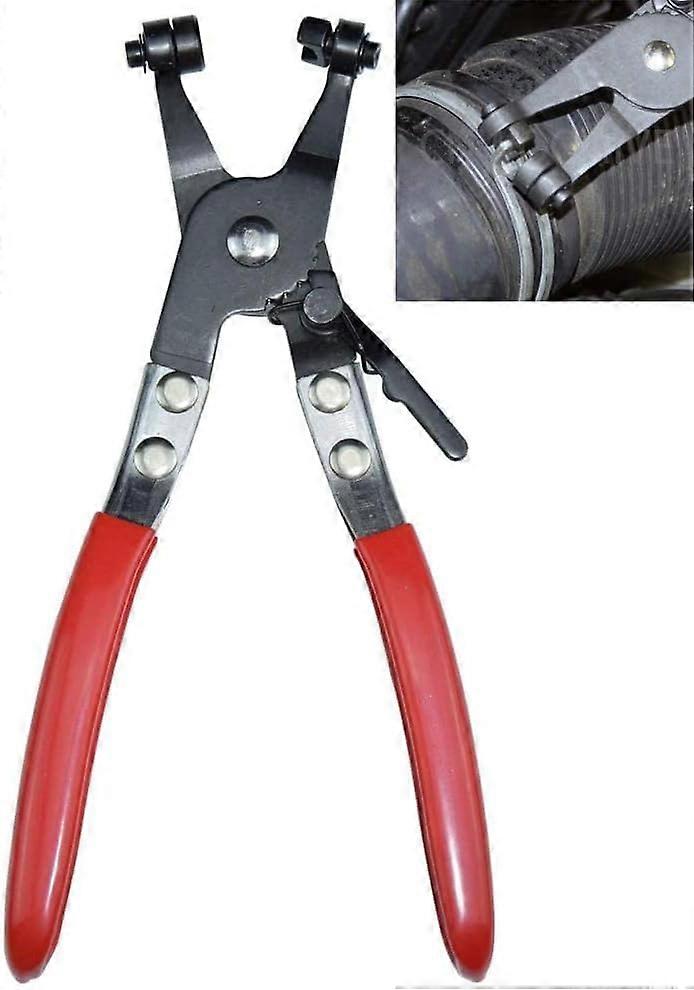 Hose Clamp Pliers with Locking Mechanism, Heavy Duty Automotive Vacuum Hose Removal Tool