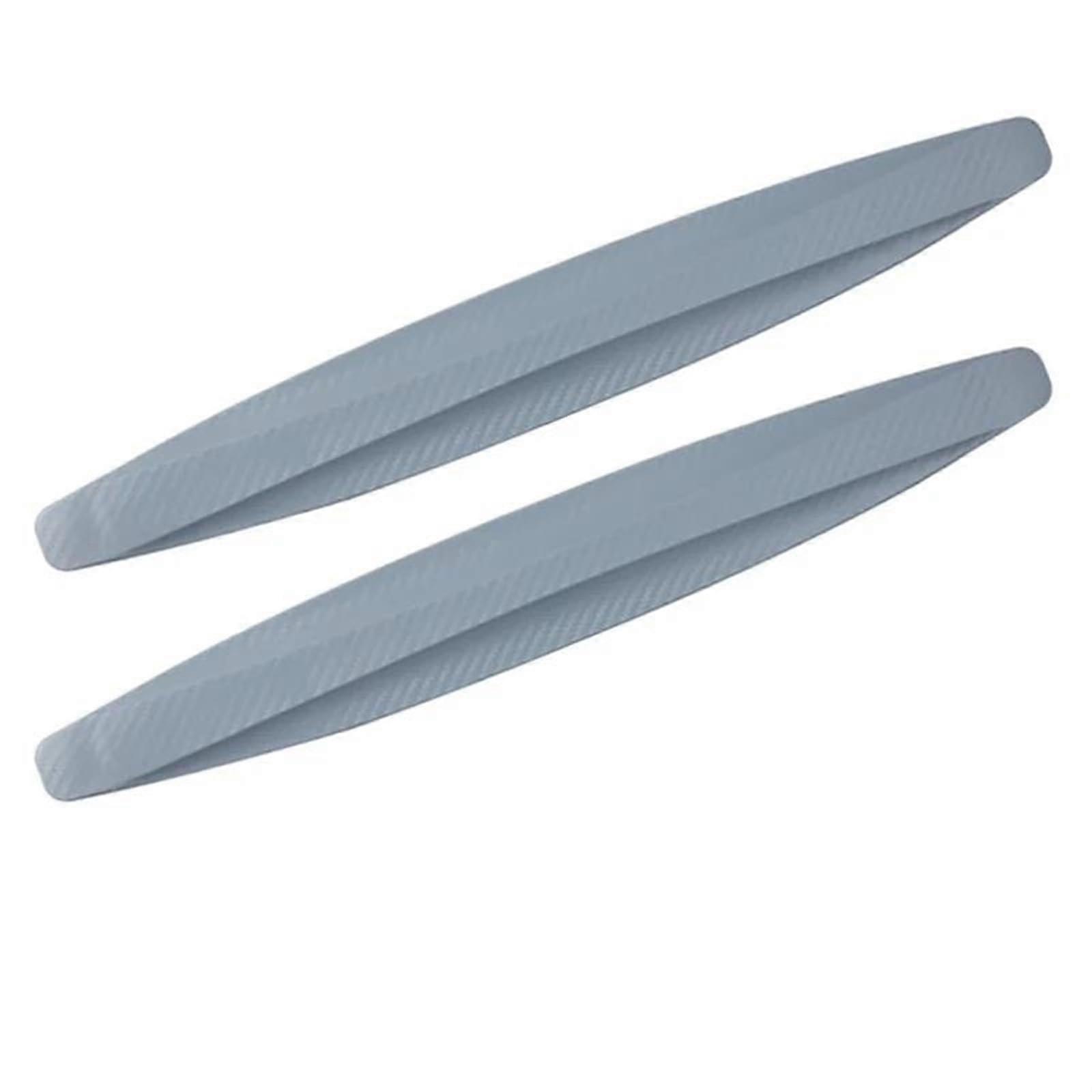 2PC Car Bumper Protector Guard, Universal Front Rear AntiCollision Rubber Strip, RedBrown