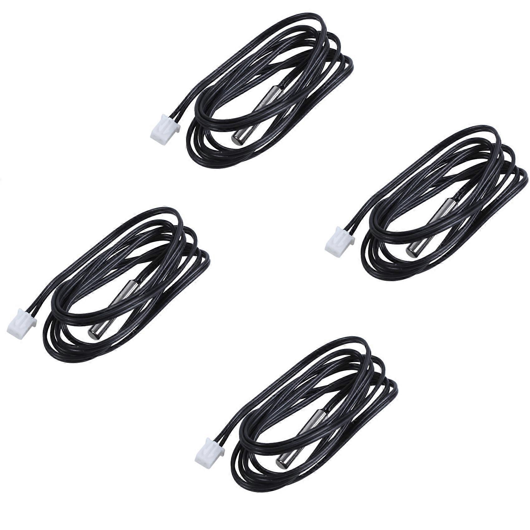 4X NTC 10K Ohm Waterproof Digital Thermal Temperature Sensor Probe 1M