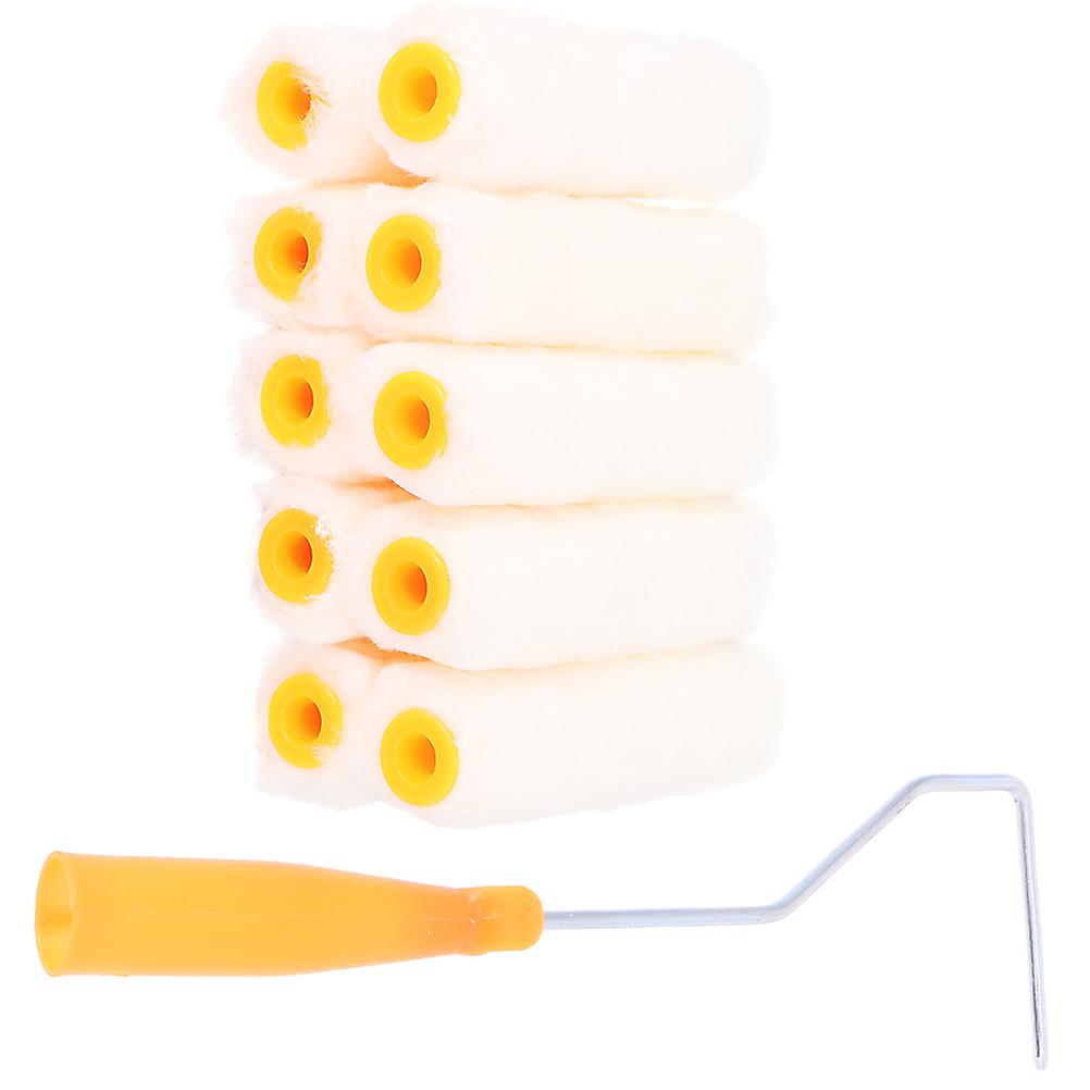 Paint Roller Brush for Painting Use with 10 Replacement Roller Covers