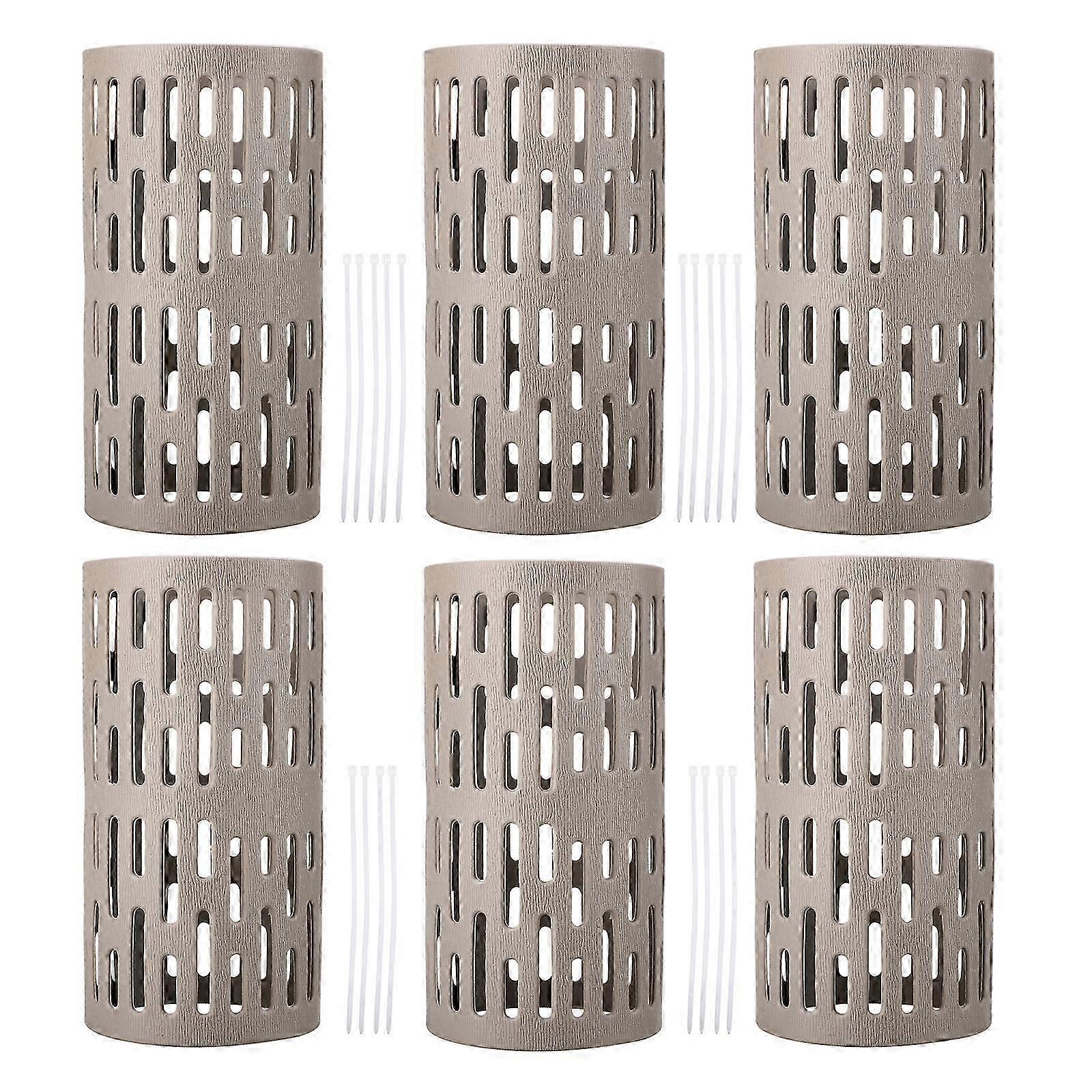 2025 6PCS Plant and Tree Trunk Protectors, Includes 18 Flexible Zip Straps