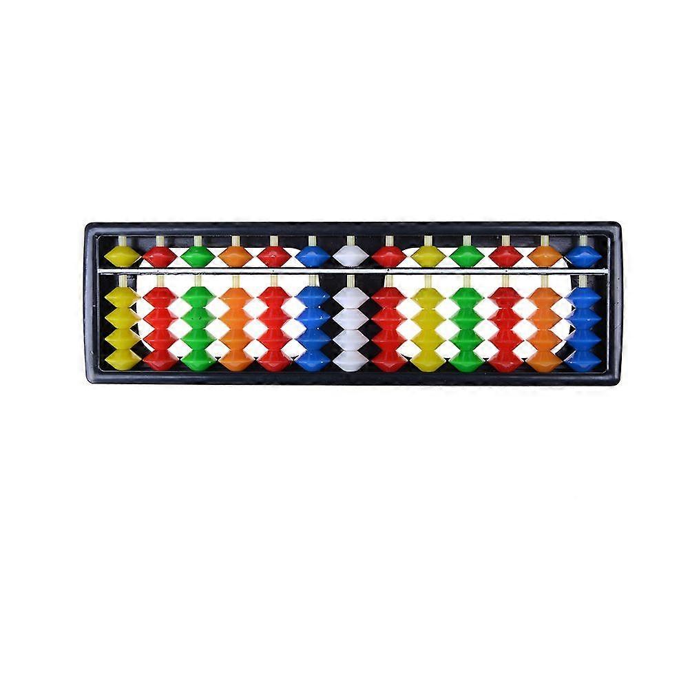 Portable Plastic Colorful Beads Abacus Arithmetic Soroban Calculating Tool