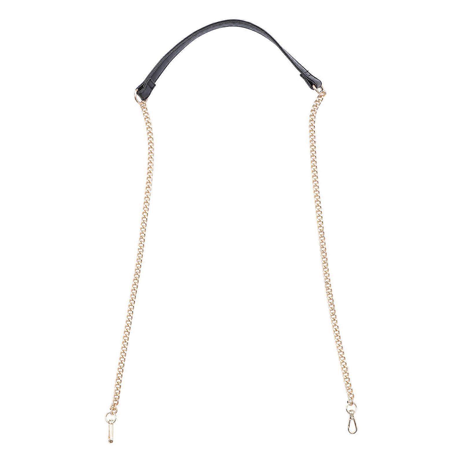 Replacement Bag Chain PU Metal Chain for Handbag 2Pcs Strap