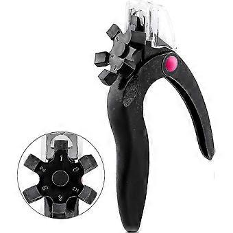 25-26 Black Stainless Steel Anti-Slip Nail Art Clippers for DIY Nail Art
