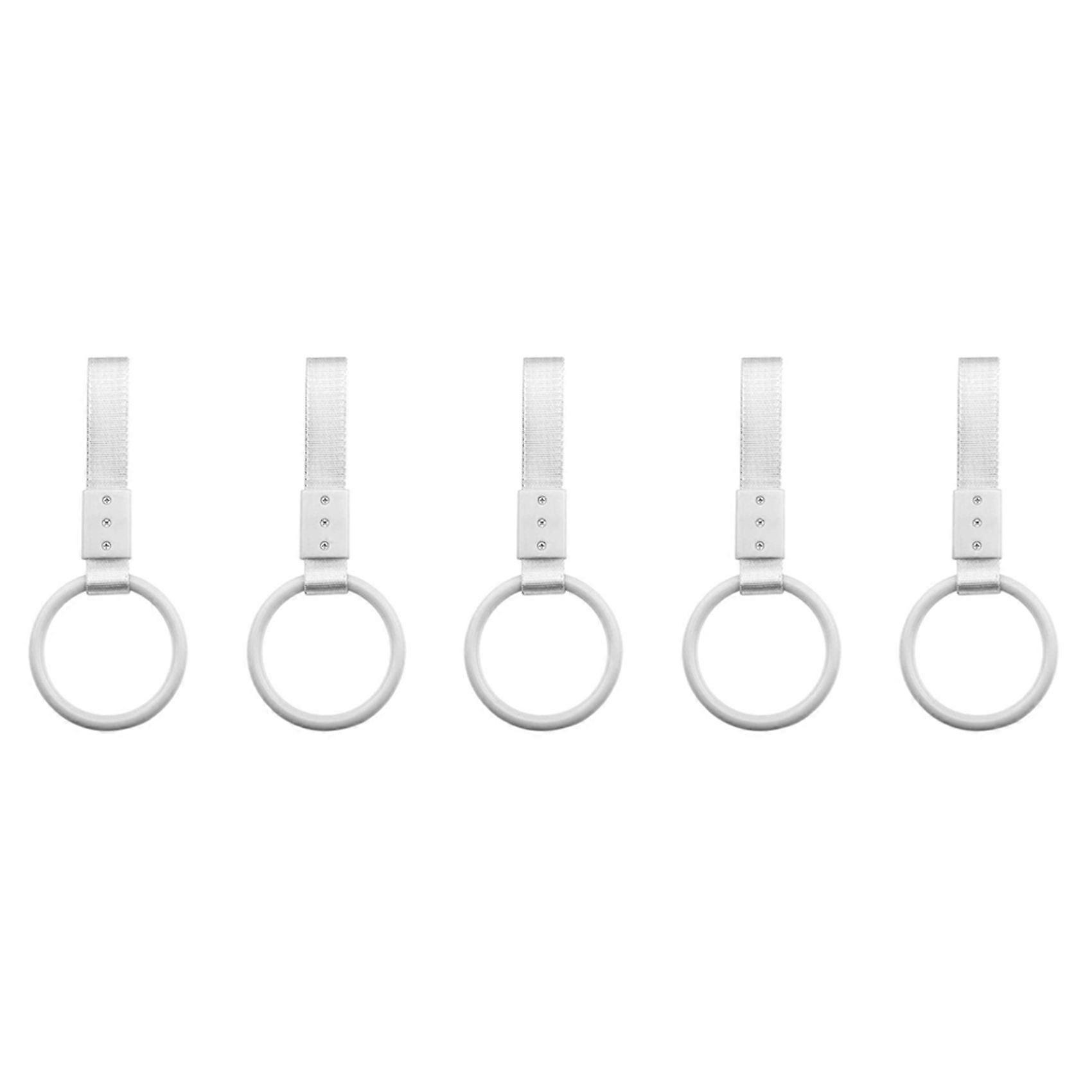 5X Ring Handle Strap Charm Round JDM Tsurikawa Ring Subway Train Bus Handle Strap Charm Drift