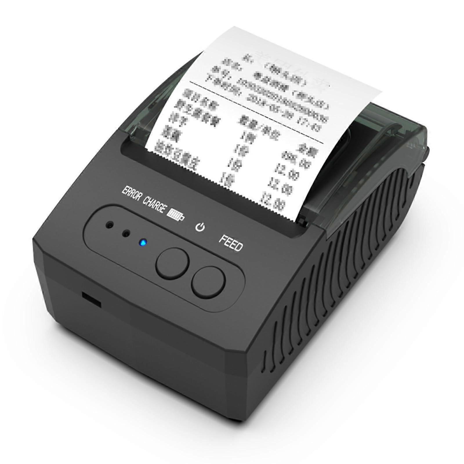 Bluetooth Thermal Receipt Printer 58mm Inkless Resolution Mobile USB with Long Battery