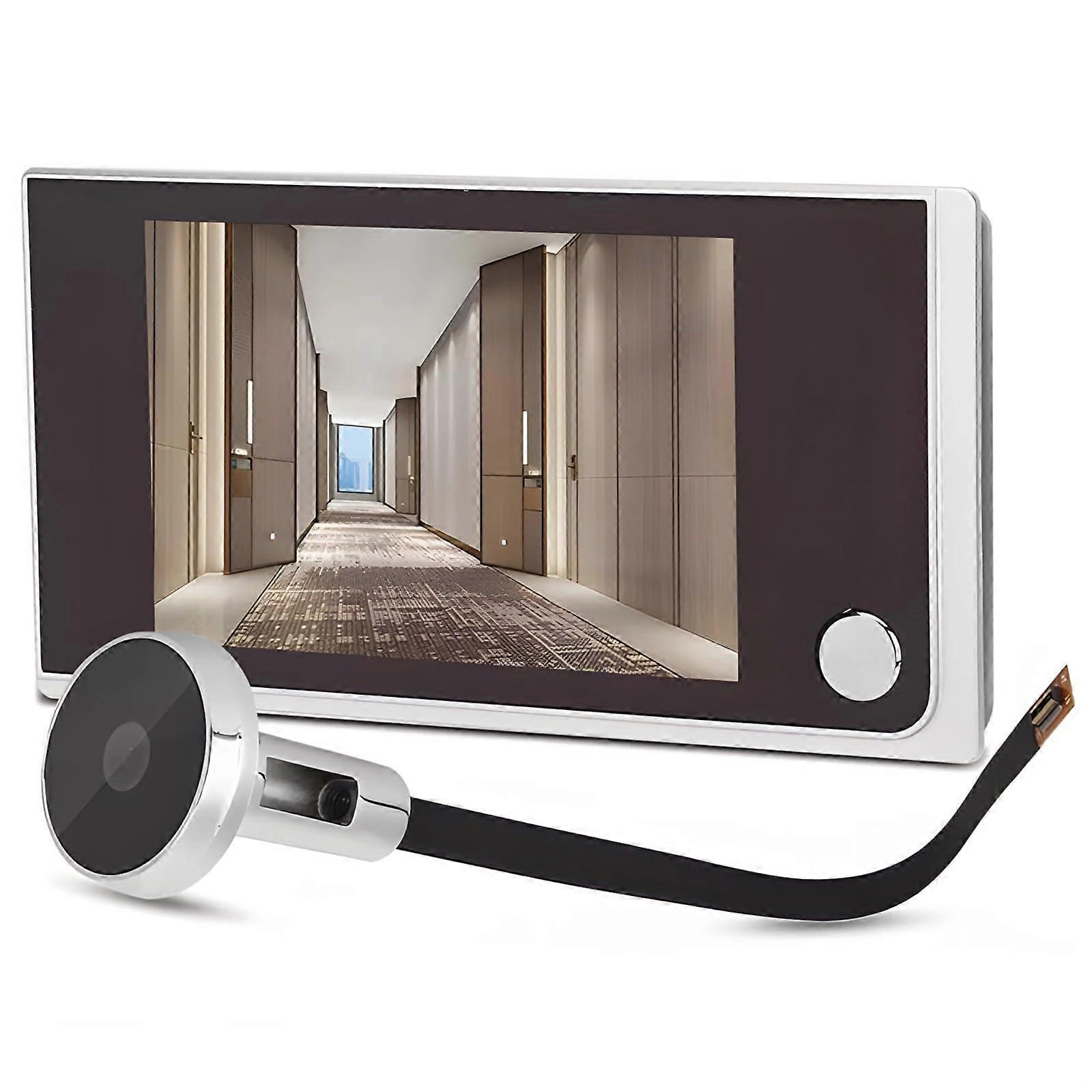 Digital Door Viewer with 3.5' LCD Screen, Wide Angle 120° View, Battery Powered, Easy Installation