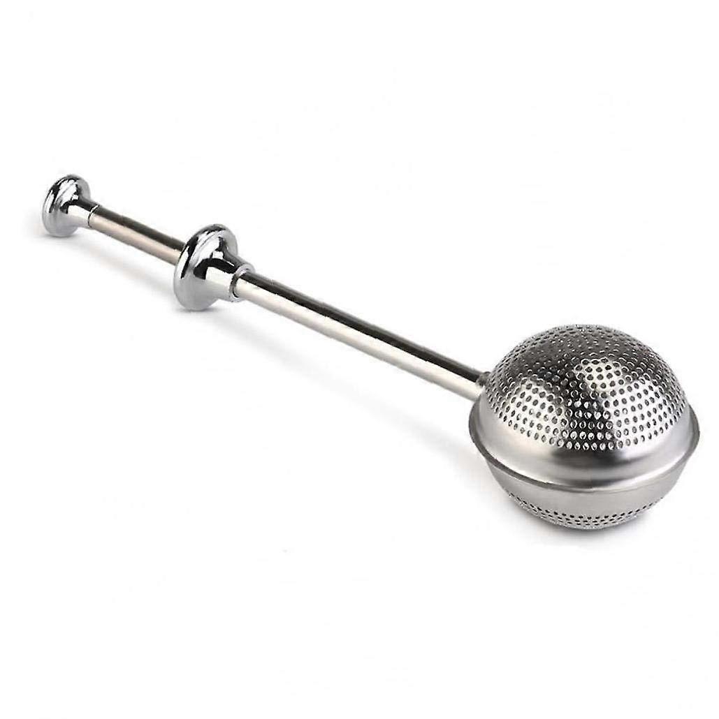 Tea Infuser Stainless Steel Mesh Ball Strainer with Easy PushOpen Handle for Loose Leaf Tea