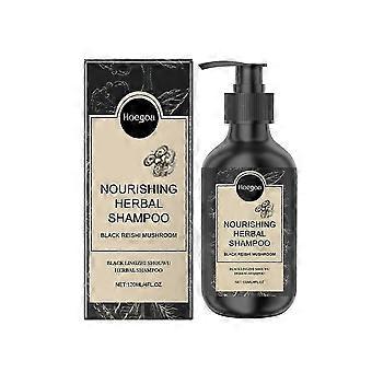 Nourishing Herbal Shampoo with Black Reishi Mushroom for Hair Growth, Polygonum Anti-Hair Loss Shampoo, Hair Thickening Shampoo for Stronger, Thicker
