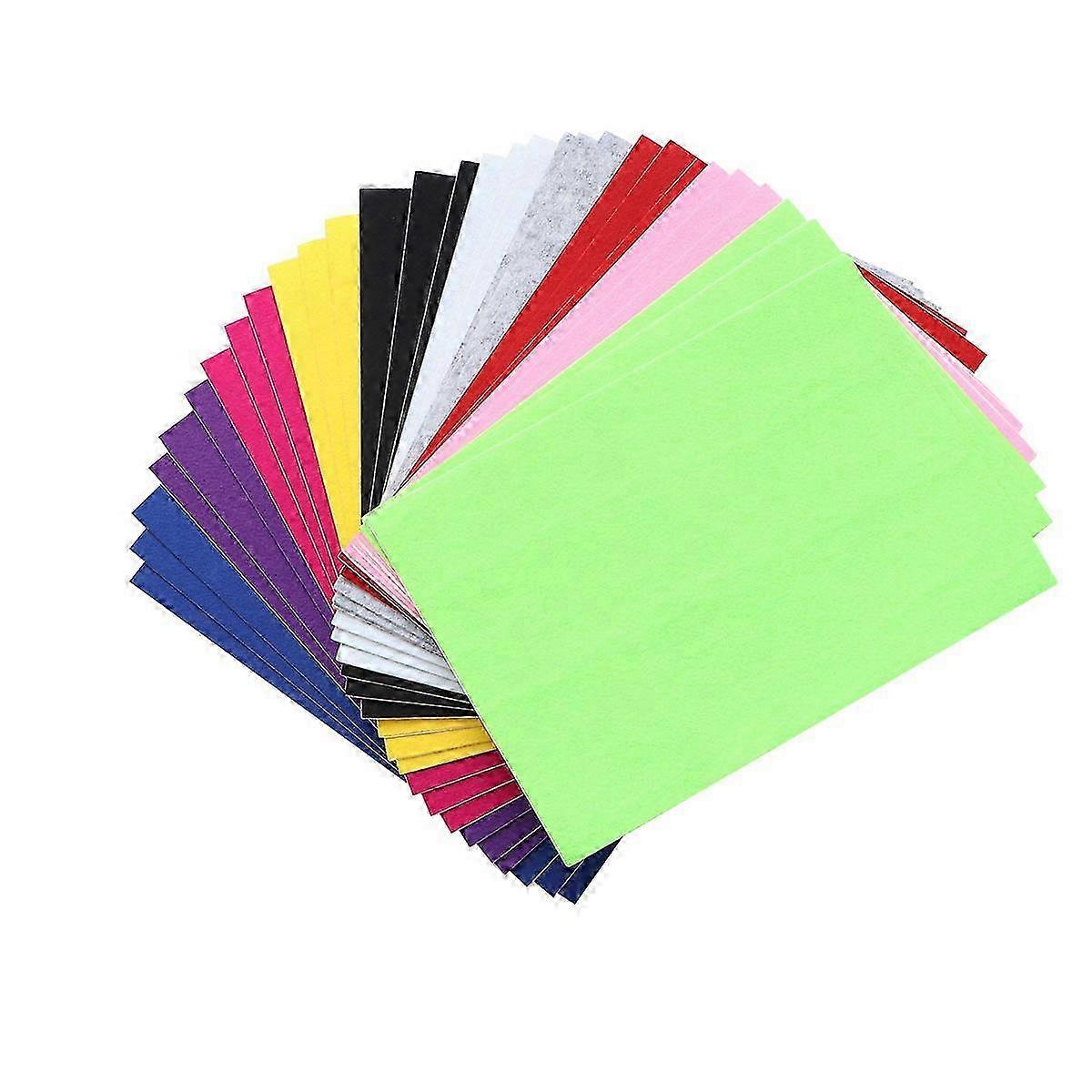 Adhesive Back Felt Cloth 10Pcs Rectangular Shape Great For Decorations Easy To Use In Various Craft Projects