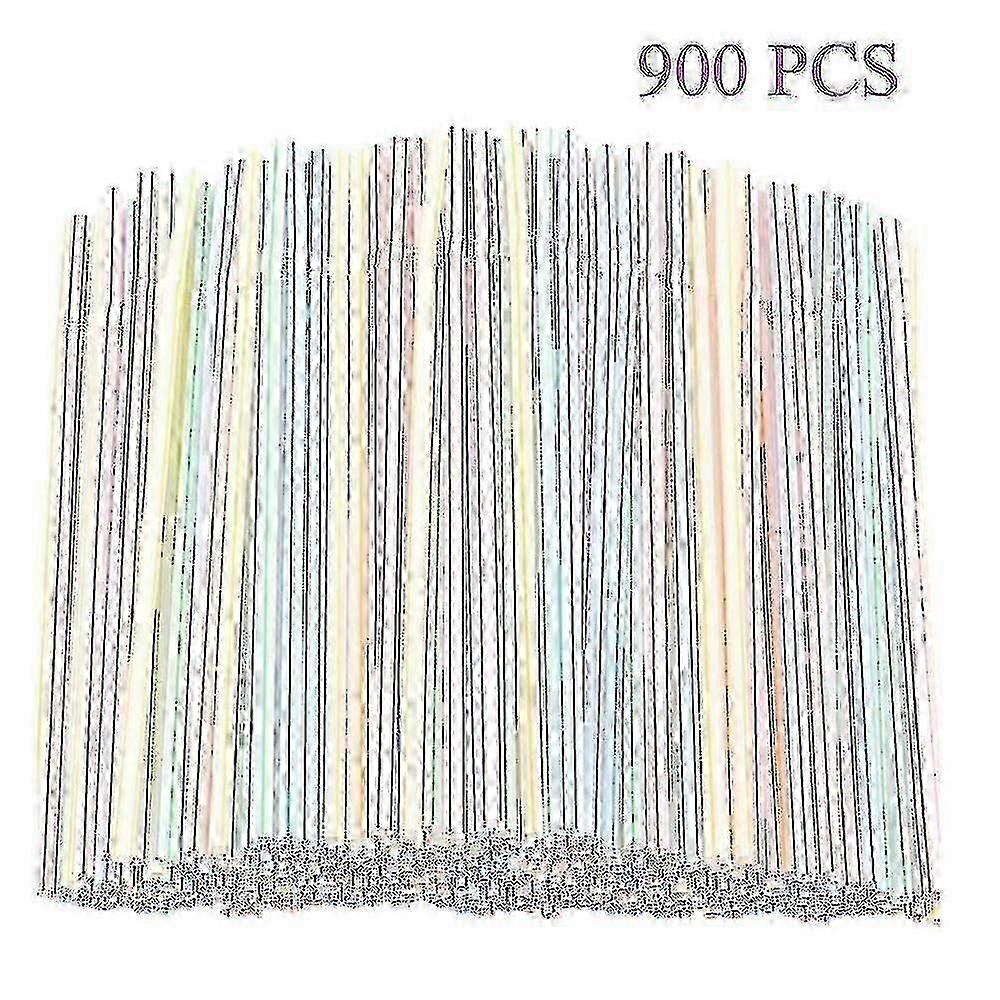Drinking straws for parties - 900pcs plastic disposable straws