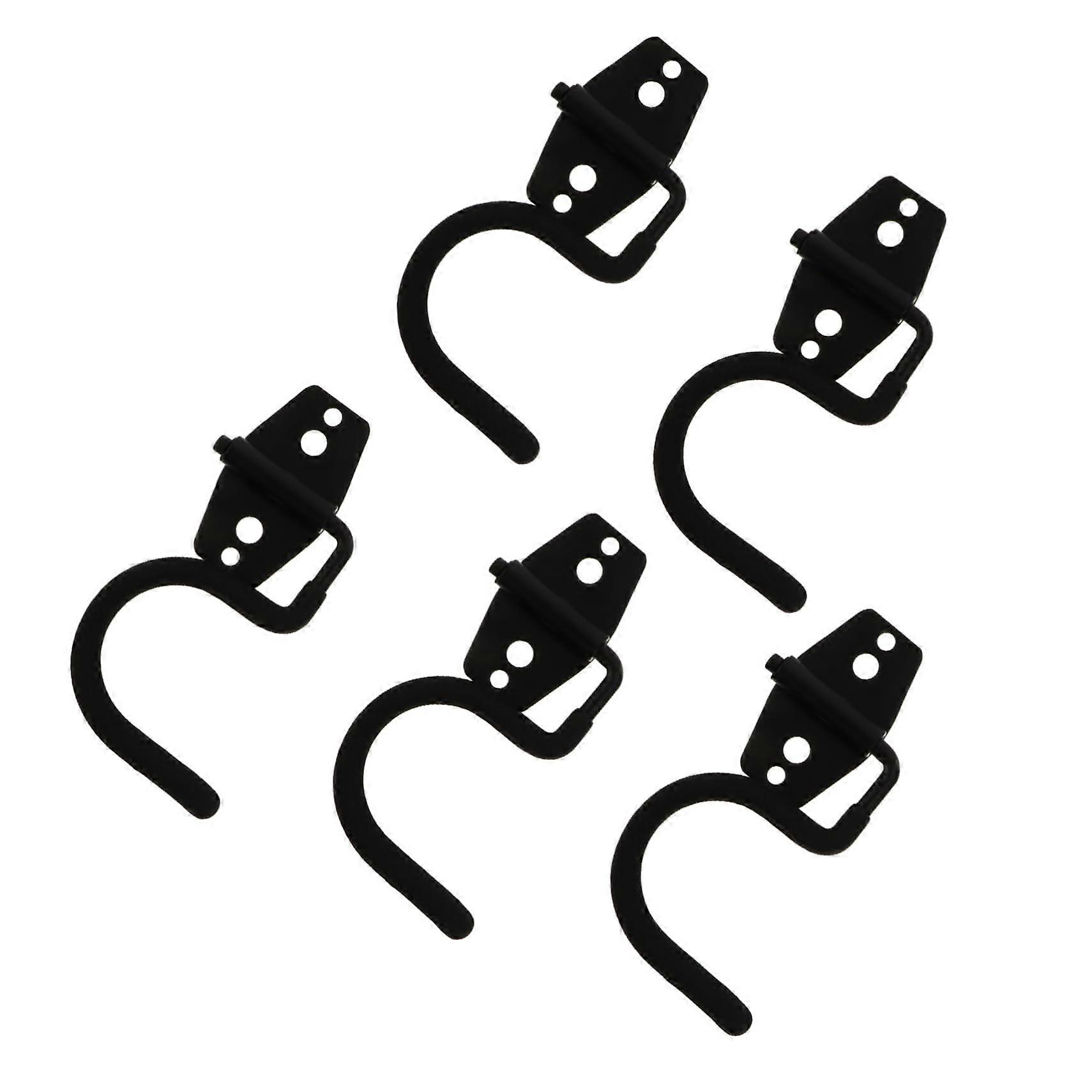 5pcs Heavy Duty Garage Wall Hooks for Tools Broom Mop Holder SpaceSaving Secure Mount